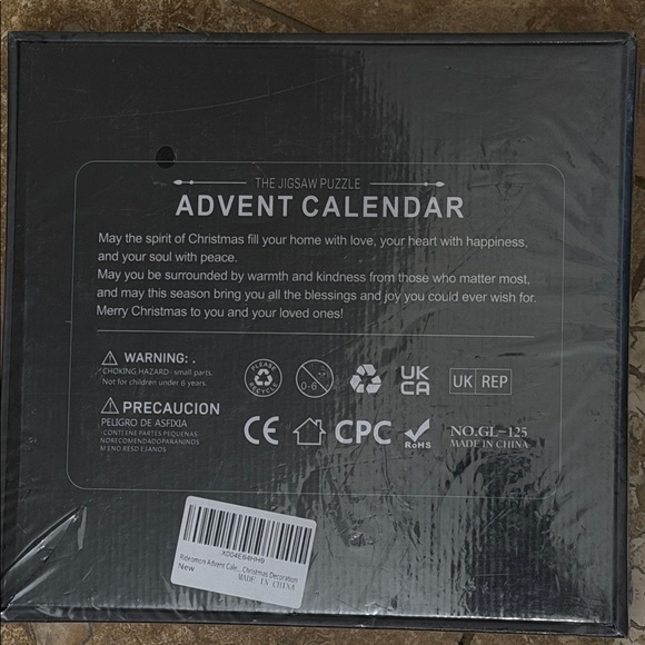 2/$15 NWT 1008 Piece Jigsaw Puzzle Advent Calendar Holiday - Picture 2 of 2